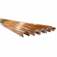 6 inch copper half round gutters