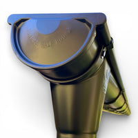 20 Foot Painted Galvanized Steel Half Round Gutter | 6" Wide X 20' Long