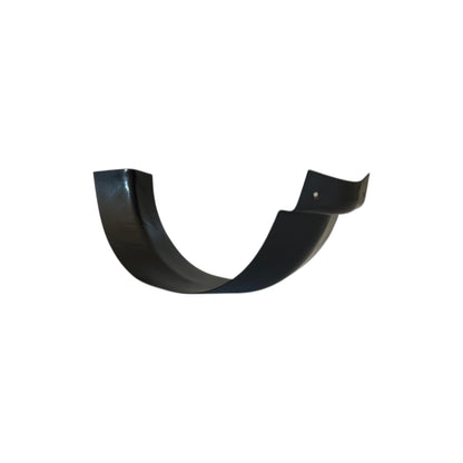 Galvanized steel bay miter for european style half round