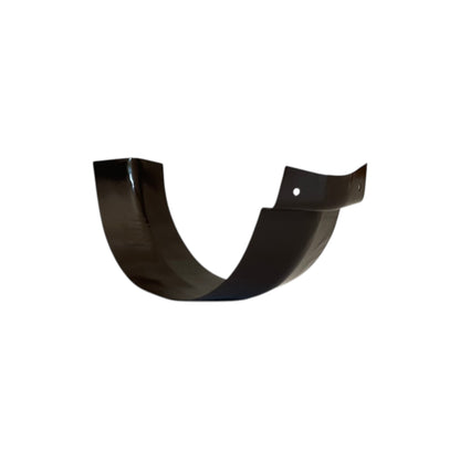 Galvanized steel bay miter for european style half round