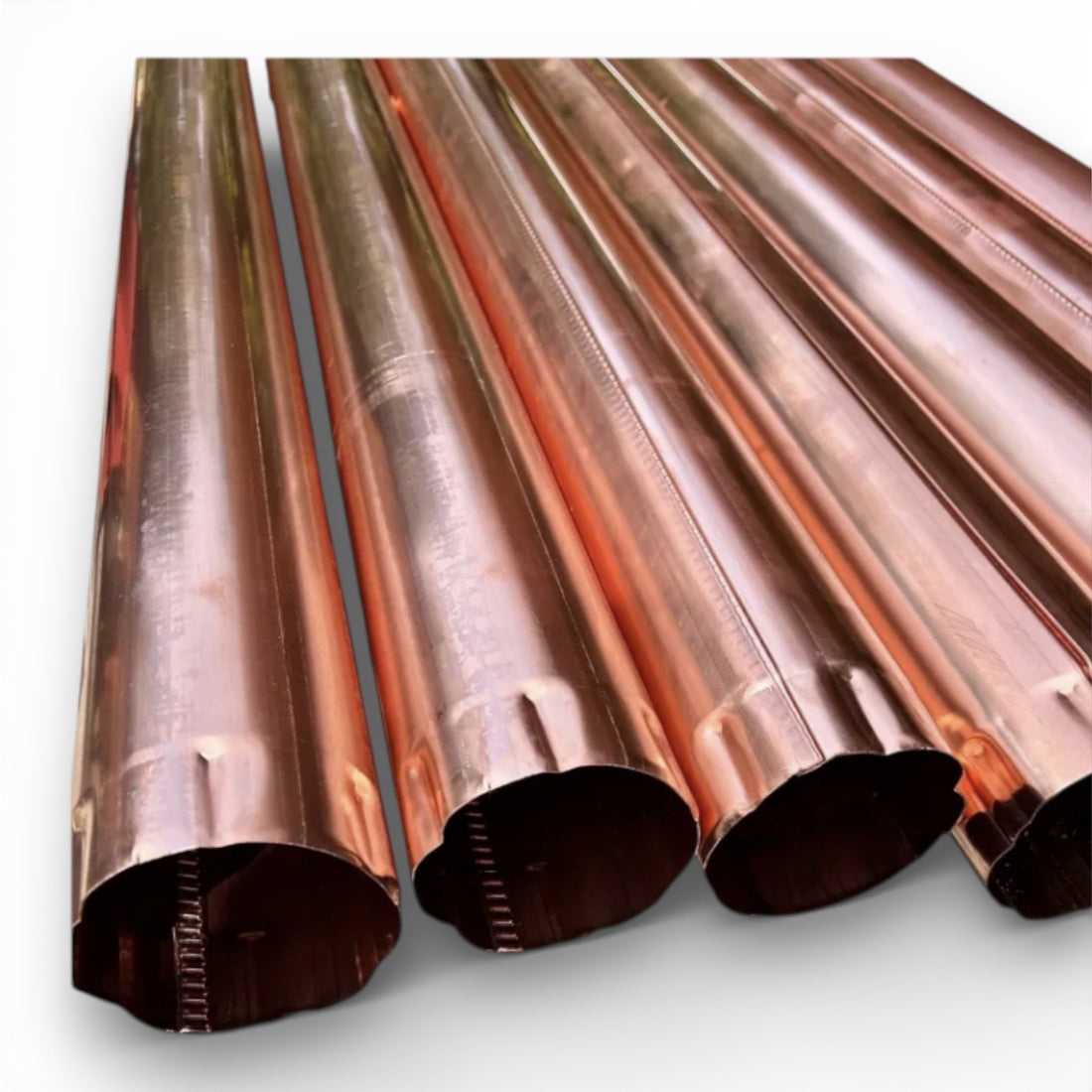 Copper Round Shape Smooth Downspout