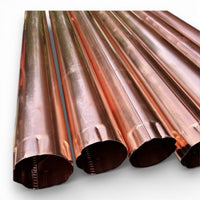 Copper Round Shape Smooth Downspout