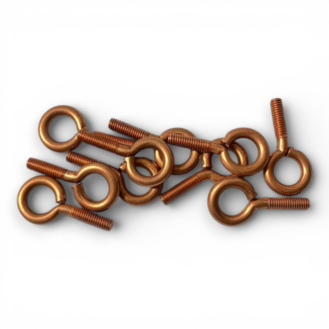Copper close eye hook