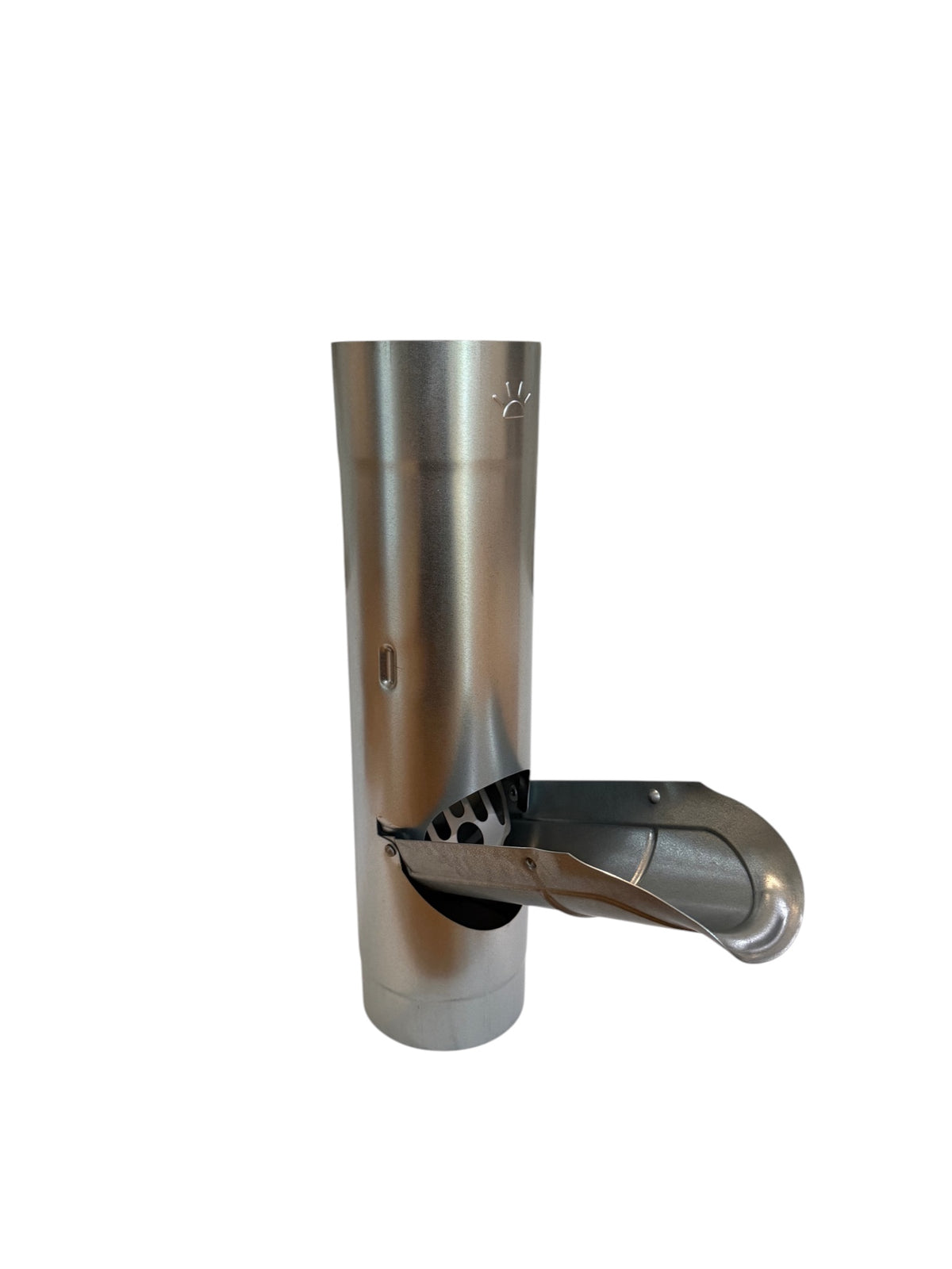 Galvanized Steel 4" Downspout Clean-Out