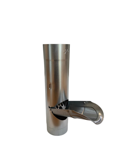 Galvanized Steel 4" Downspout Clean-Out