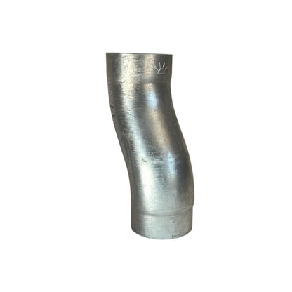 Galvanized steel welded seem offset elbow for european style half round gutters - 4 inch