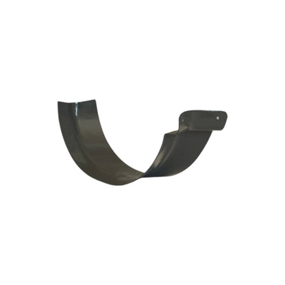 Galvanized steel bay miter for european style half round