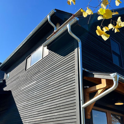 Half Round Gutters and Downspouts