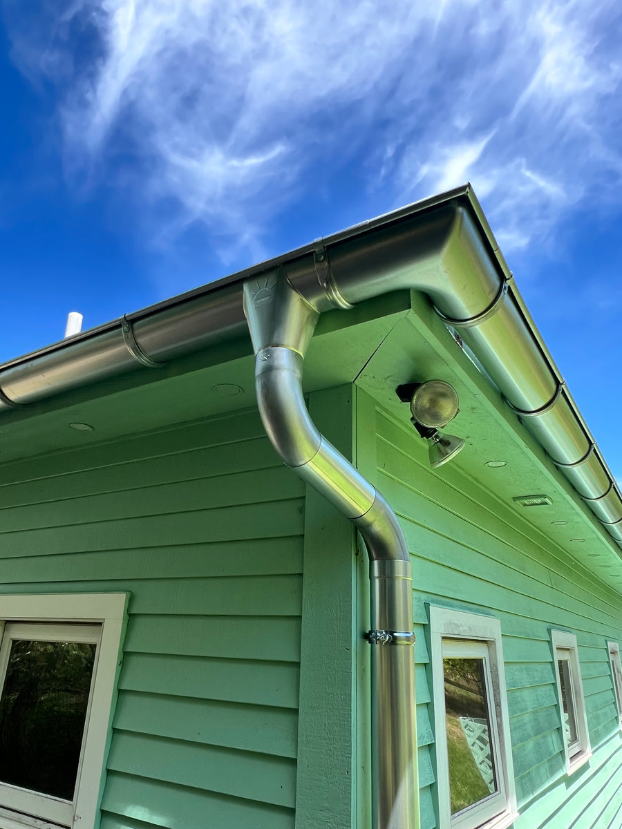 4"x10' Galvanized Steel Downspout
