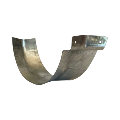Galvanized steel bay miter for european style half round