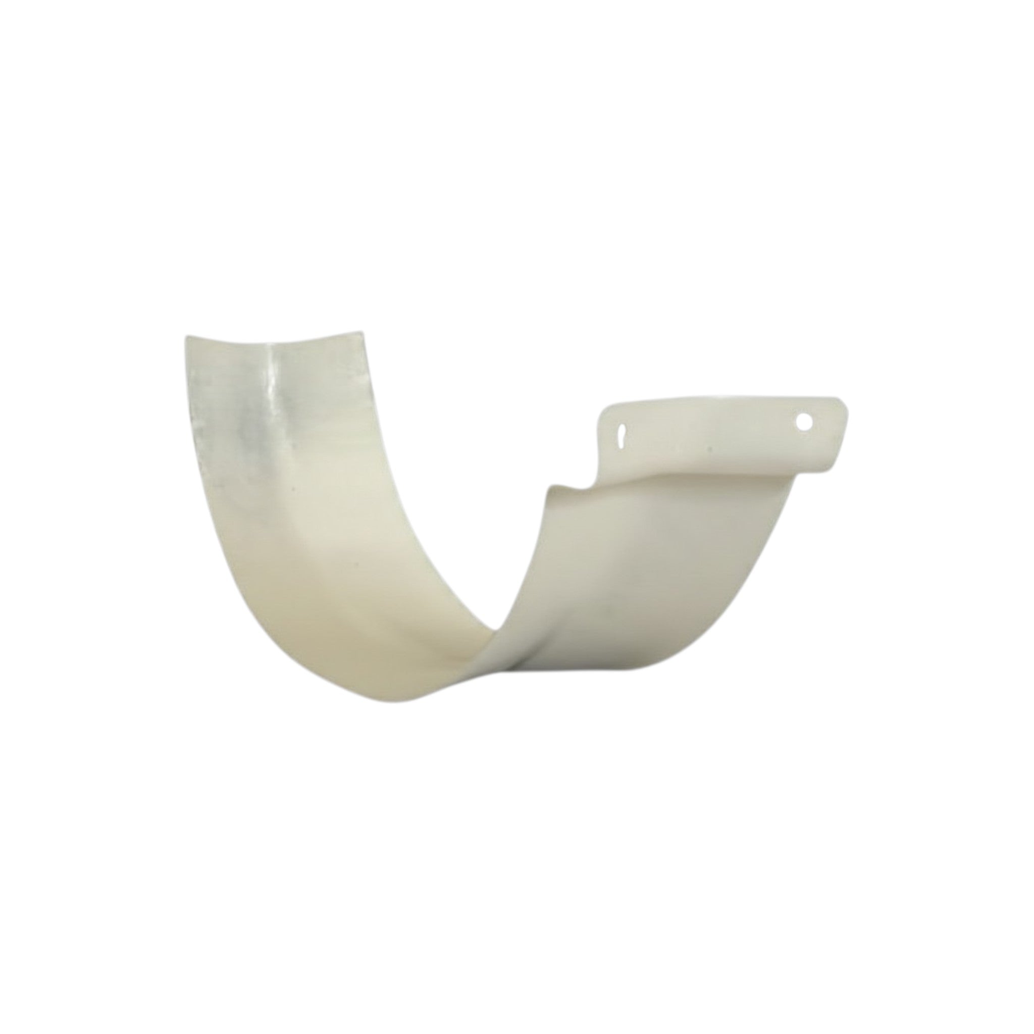 Galvanized steel bay miter for european style half round