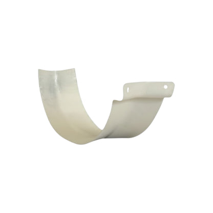 Galvanized steel bay miter for european style half round