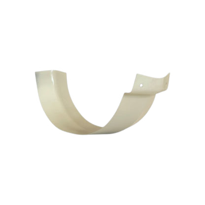Galvanized steel bay miter for european style half round