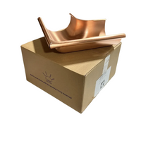 6" Copper Outside Corner | Euro Copper Half Round Outside Miter