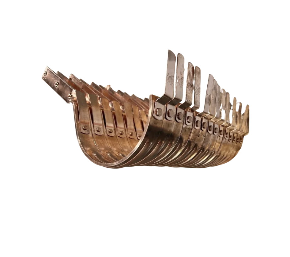 Copper Rafter Side Hanger | 6" Sunrise Half Round Rafter Tail Mount Hanger