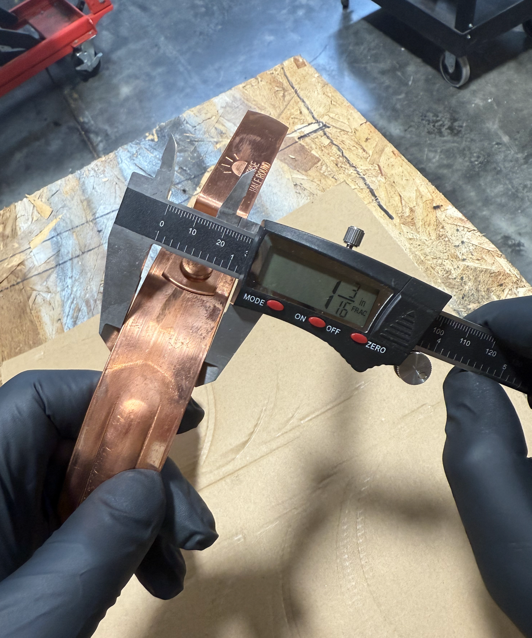 6" Copper Fascia Bracket — Heavy-Duty Half Round Gutter Hanger | Adjustable for Angled Fascia