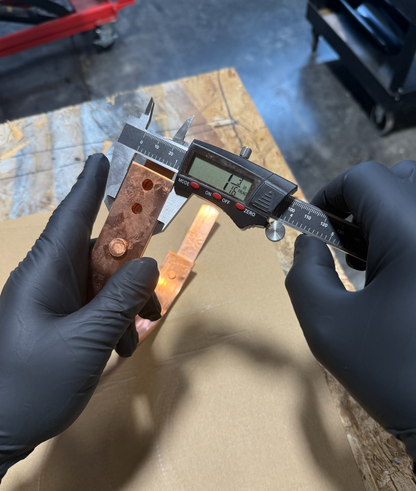 6" Copper Fascia Bracket — Heavy-Duty Half Round Gutter Hanger | Adjustable for Angled Fascia