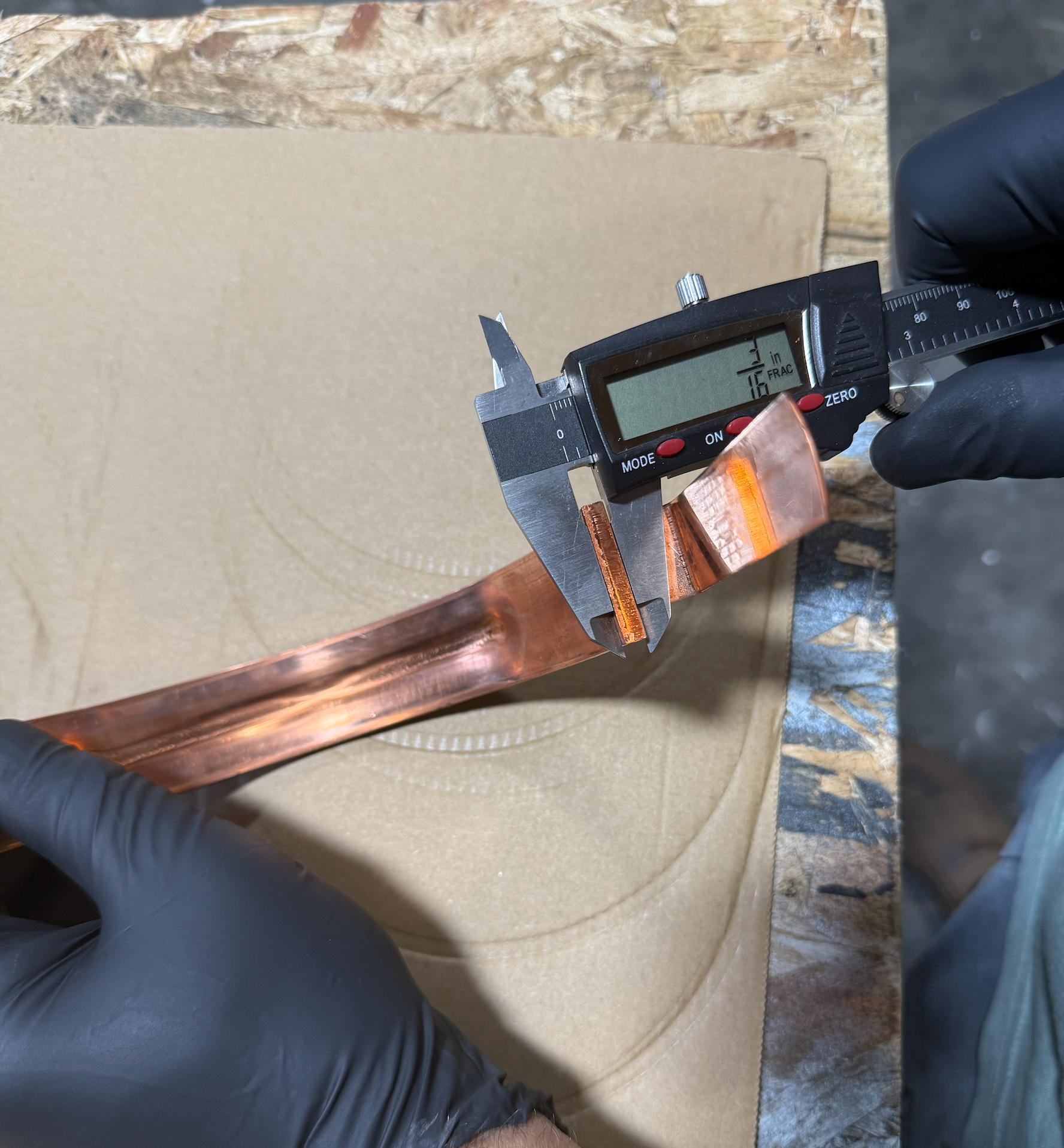 6" Copper Fascia Bracket — Heavy-Duty Half Round Gutter Hanger | Adjustable for Angled Fascia