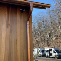 4"Copper Downspout | 4"x10'  Round Downspout