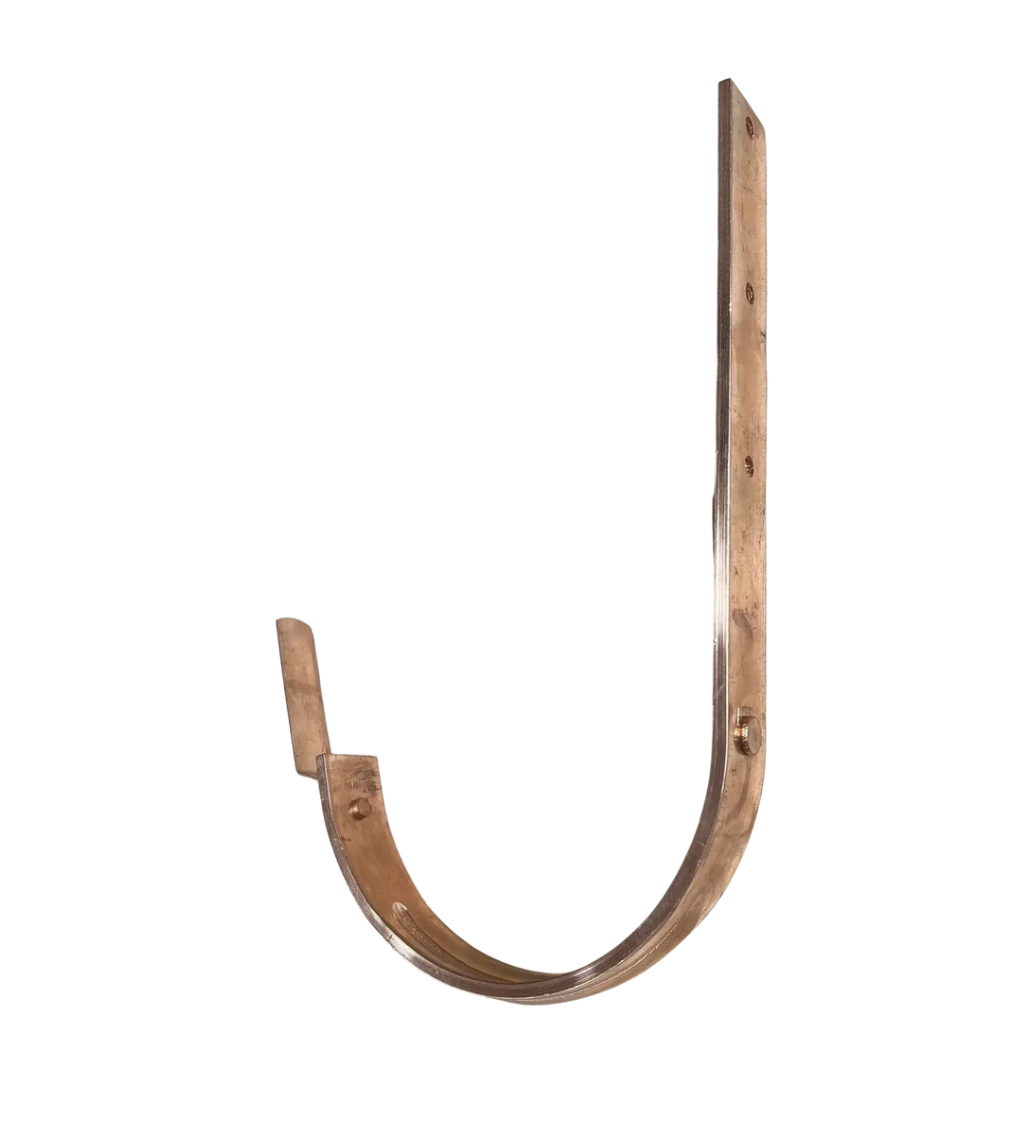 6" Copper Roof Mount Gutter Hanger | Sunrise Half Round Gutter Bracket