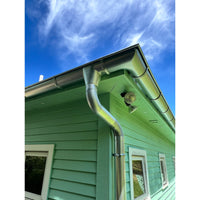 20 Foot Galvanized Steel Half Round Gutter | 6" Wide X 20' Long