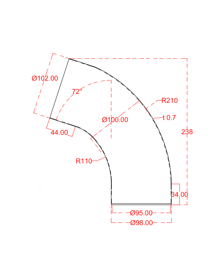 4" Plain Copper Elbows | Sunrise Copper Elbow