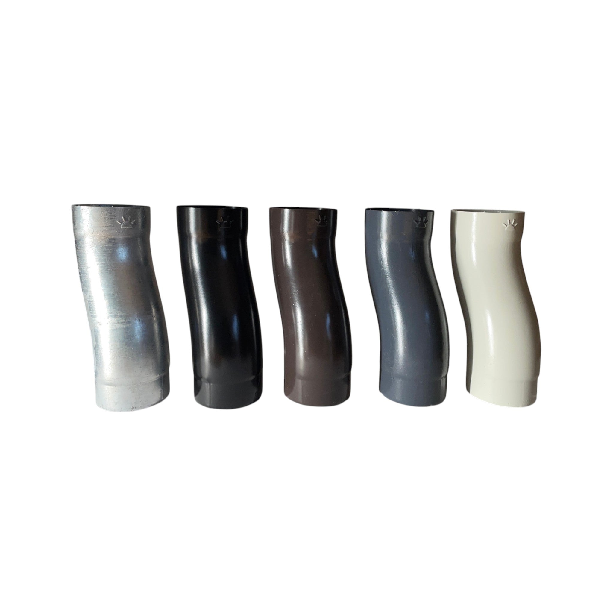 Galvanized steel welded seem offset elbow for european style half round gutters - 4 inch