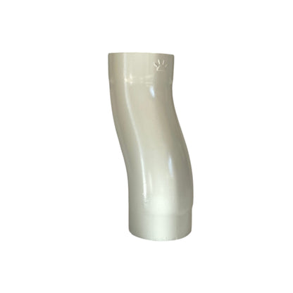 Galvanized steel welded seem offset elbow for european style half round gutters - 4 inch