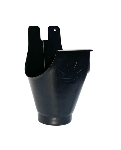 Sunrise Downspout Outlet | 6"--4" Galvanized Steel Downspout Outlet