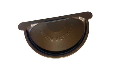 Sunrise Galvanized Steel Gutter End Cap | 6" European Half Round End Cap