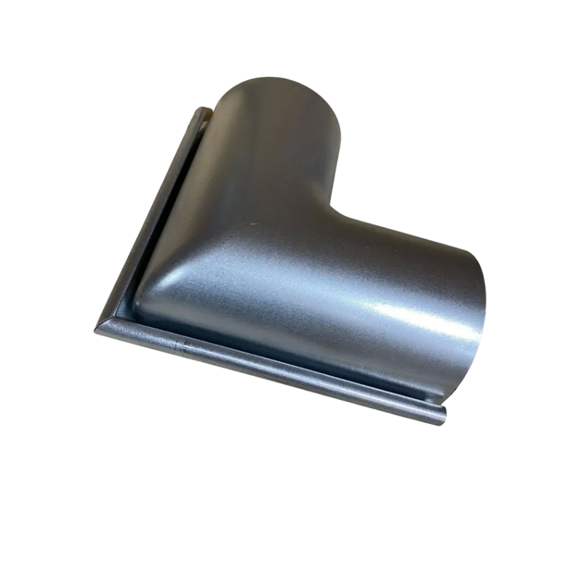 6" Galvanized Steel Outside Corner | Traditional Front Bead Half Round Seamless Galvanized Steel Outside Miter